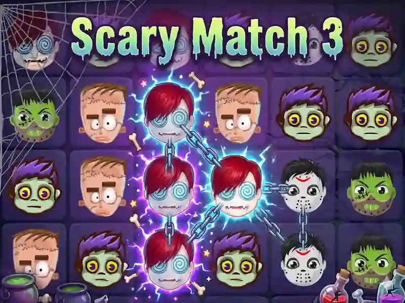 Scary Match 3 — free online game
