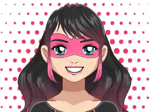 Kawaii superhero avatar maker — free online game