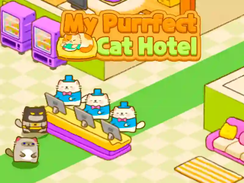 My Purrfect Cat Hotel — безплатна онлайн игра