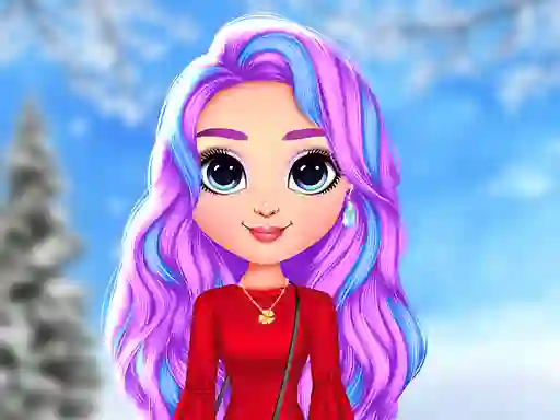Gêm Rainbow Girls Perfect Winter Outfits ar-lein