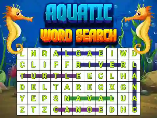 Aquatic Word Search — free online game