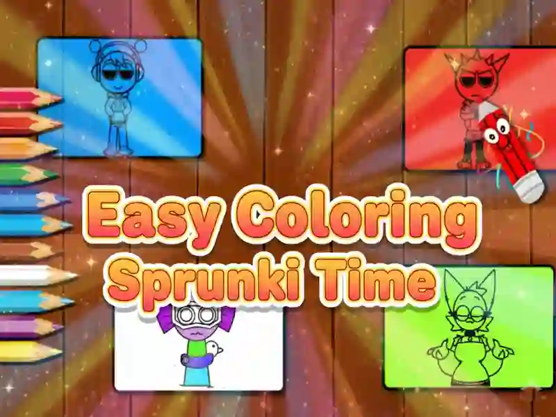 Easy Coloring Sprunki Time — free online game