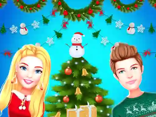 Ellie And Ben Christmas Preparation — free online game