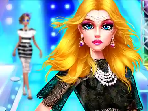 Supermodel Makeover Glam Dress Up — free online game