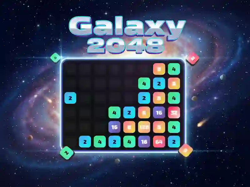 Galaxy 2048 — free online game