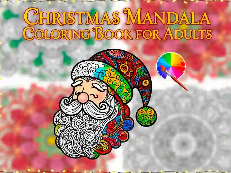 Christmas Mandala Coloring Book for Adults — free online game