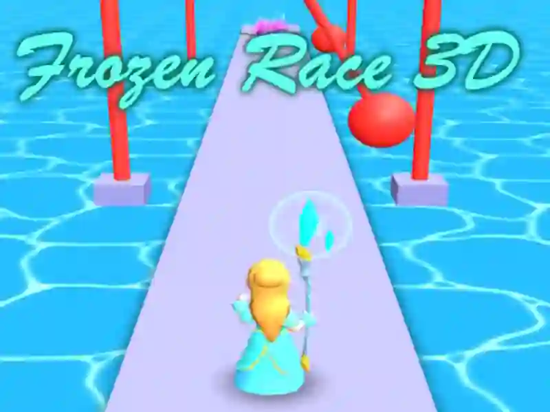Frozen Race 3D — free online game