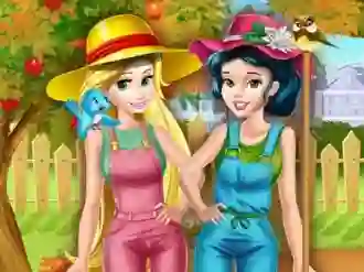 Princesses Working In the Garden  — free online game