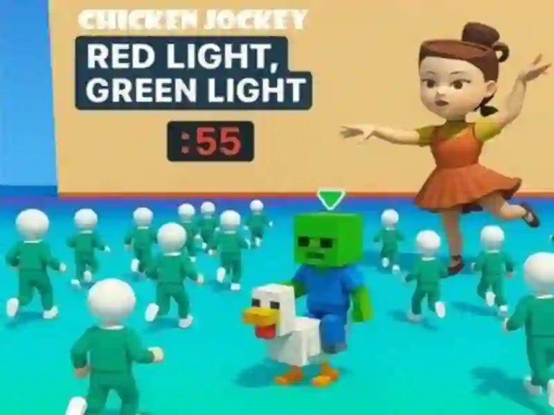 Chicken Jockey: Red Light Green Light — free online game