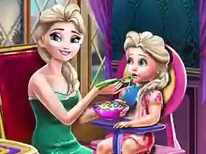 Ice Queen Toddler Feed — bezmaksas tiešsaistes spēle