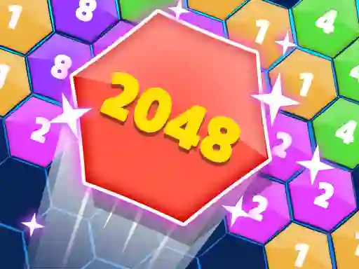 Leikur Block Hexa Merge 2048 á netinu