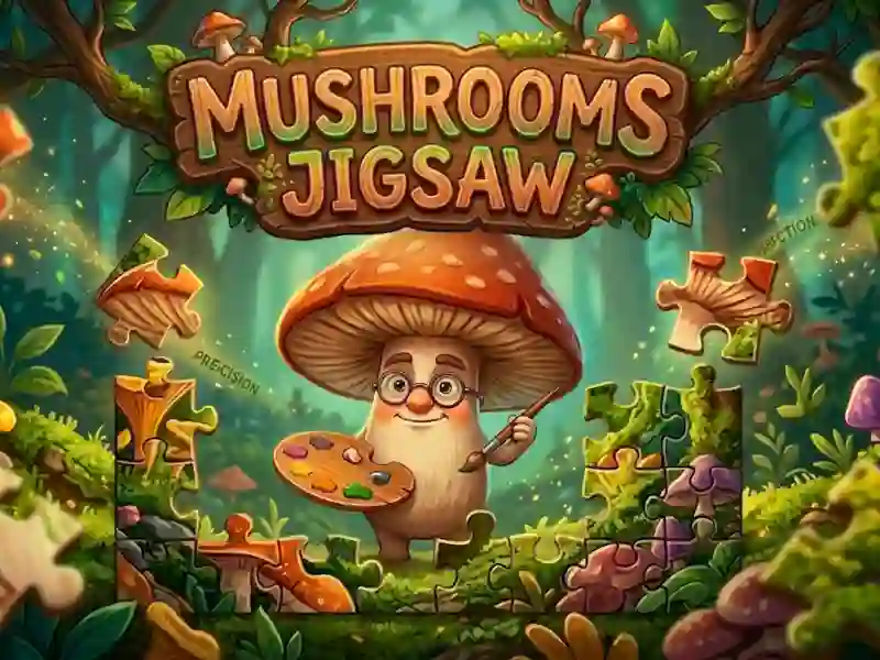 Mushrooms Jigsaw — free online game