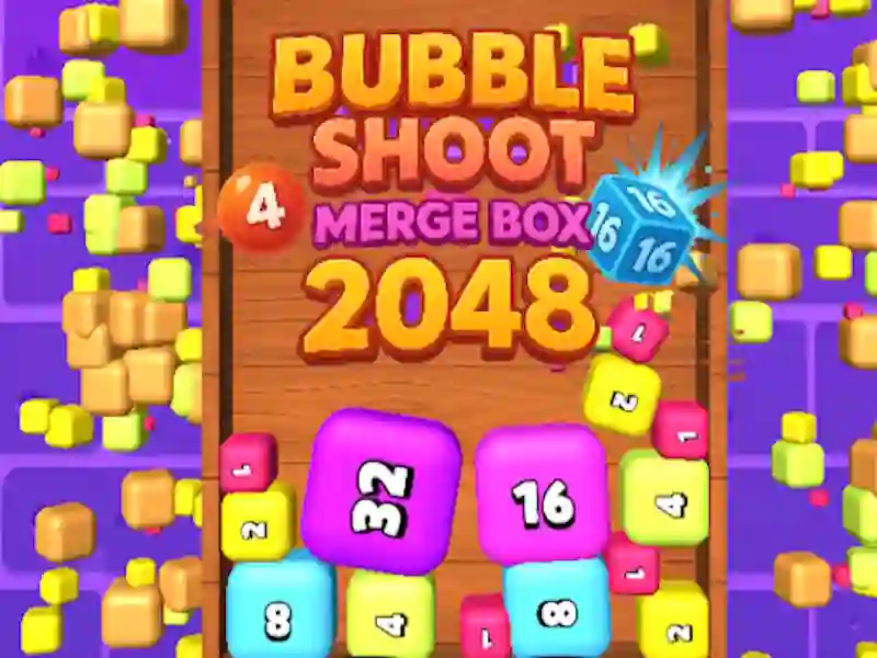 Bubble Shoot Merge Box 2048 — free online game