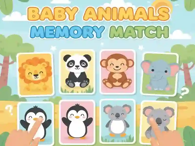 Baby Animals Memory Match — jogo online grátis