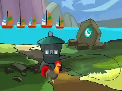 Rooster Hen Escape — free online game