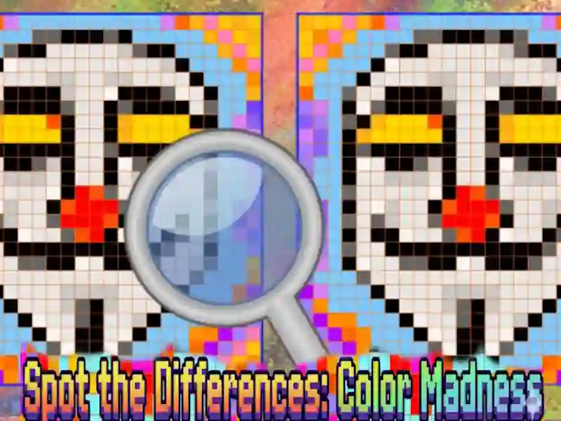 Spot the Differences Color Madness — free online game