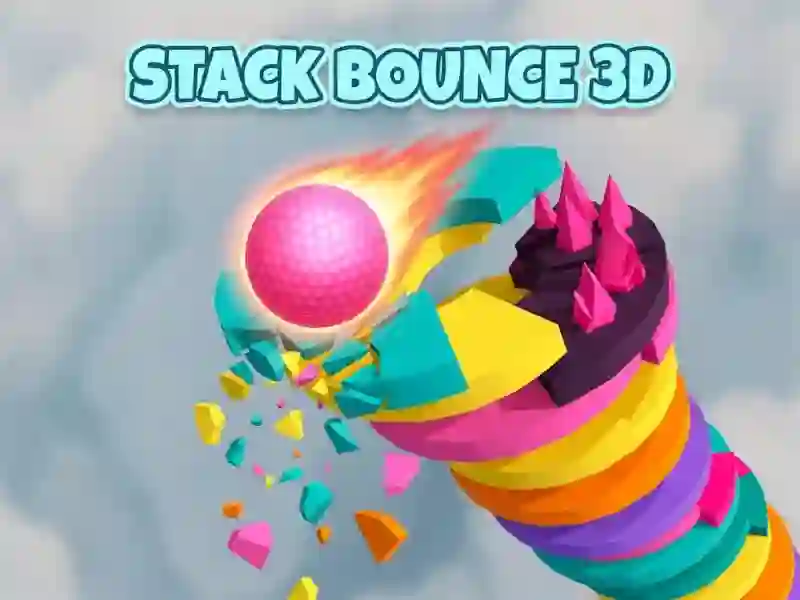 Stack Bounce 3D — free online game