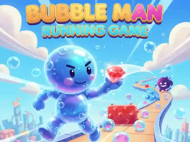 Bubble Man Running Game — free online game