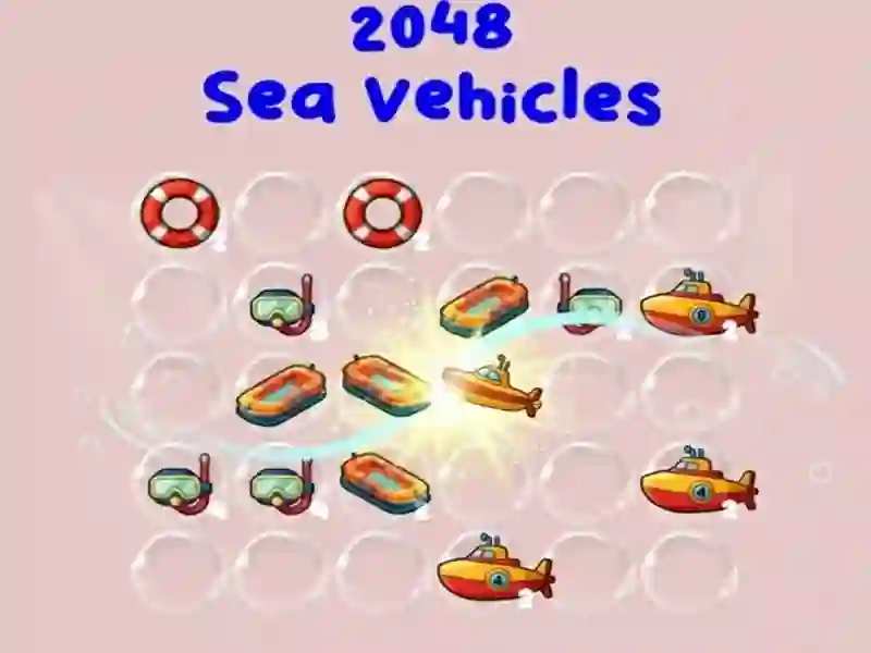 2048 Sea Vehicles — free online game