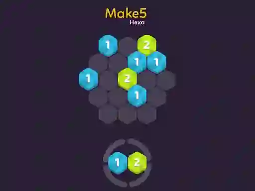 თამაში Make 5 Hexa ონლაინ