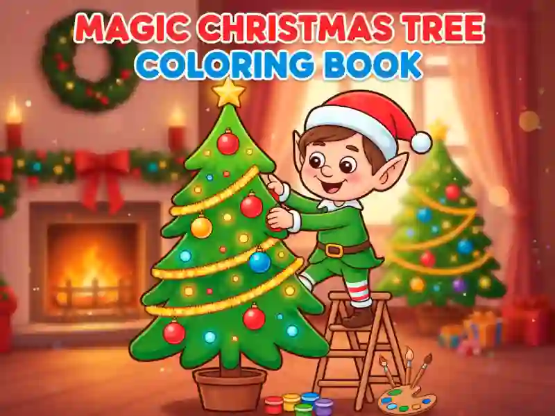 Magic Christmas Tree Coloring Book — لعبة مجانية اون لاين