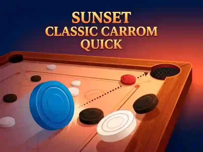 Sunset Classic Carrom Quick — free online game