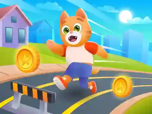 Jwèt Cat Runner sou entènèt