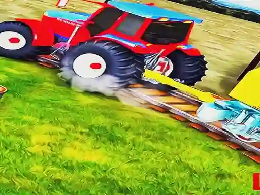 Permainan Heavy Duty Tractor Towing Rrain talian