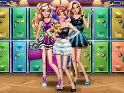 Princesses College Day — free online game