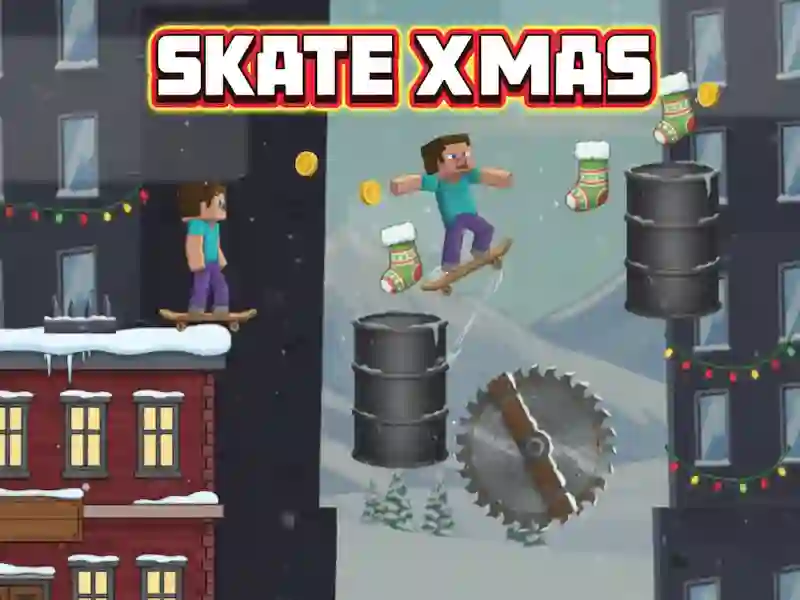 Skate Xmas — free online game