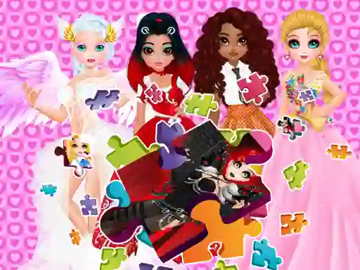Puzzles Princesses and Angels New Look — free online game