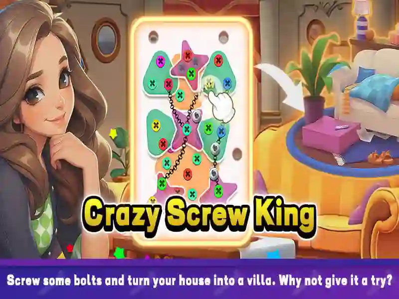 Crazy Screw King — free online game
