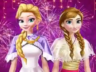 Ellie and Annie New Year Eve Party — free online game
