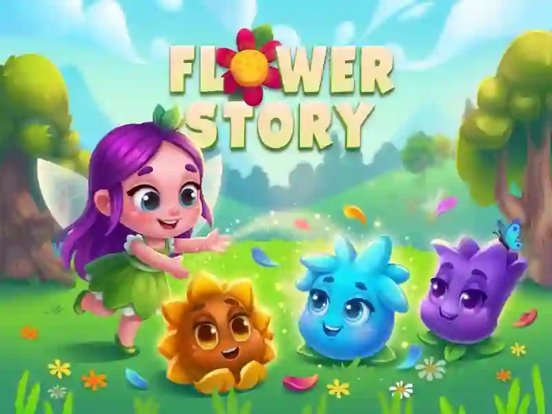 Flower Story Match — free online game