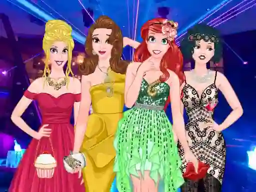 Princesses Graduation Party Night — bezplatná online hra