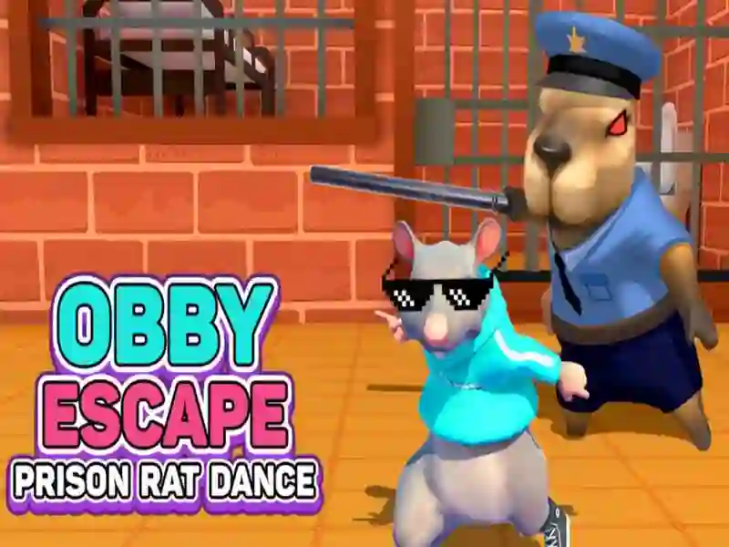 Obby Escape: Prison Rat Dance — free online game