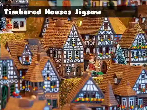 Timbered Houses Jigsaw — free online game
