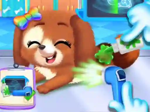 Newborn Puppy Dog Salon — free online game