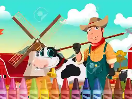 Trò chơi Farm Coloring trực tuyến