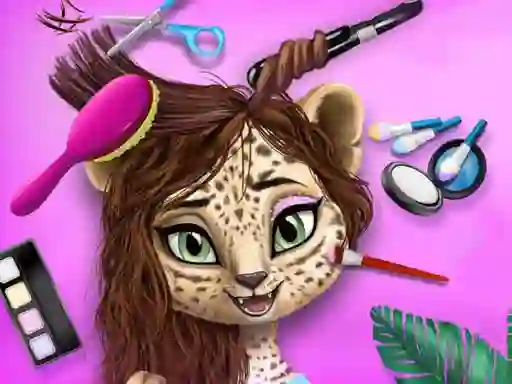 Leikur Jungle Animal Summer Makeover á netinu