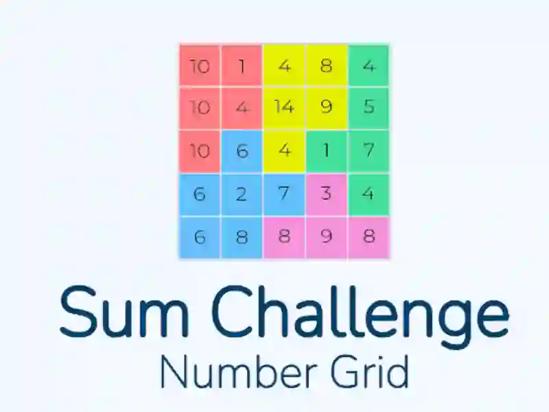 Sum Challenge Number Grid — free online game