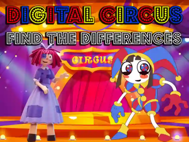 Digital Circus Find The Differences — free online game