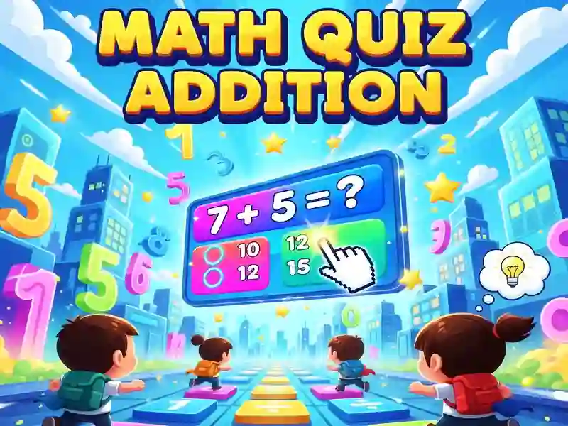 Math Quiz Addition — free online game