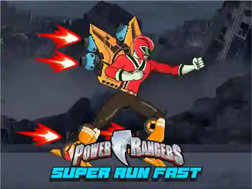 Permainan Power Rangers Super Run Fast  secara online