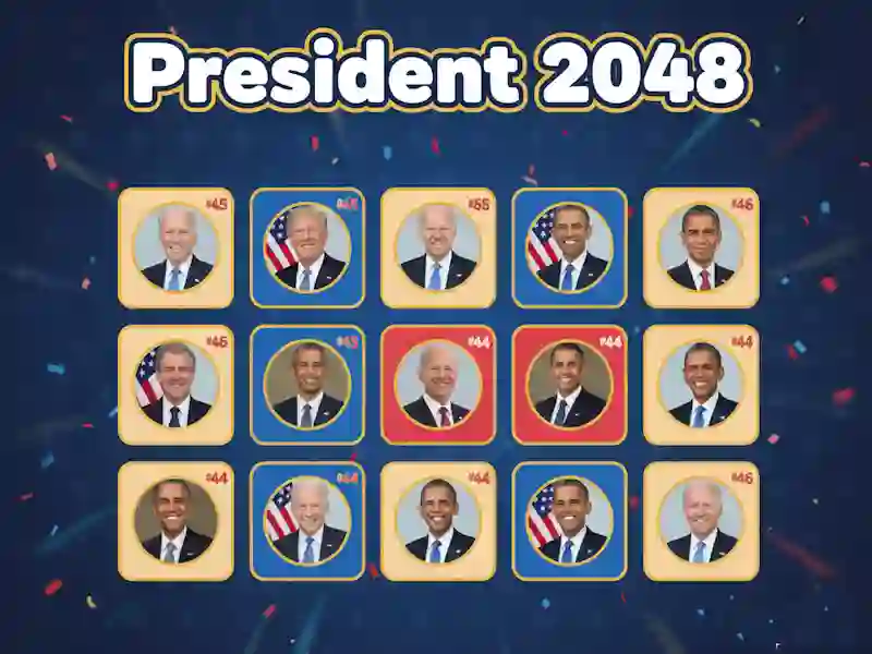 President 2048 — free online game
