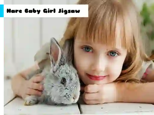 Hare Baby Girl Jigsaw — free online game