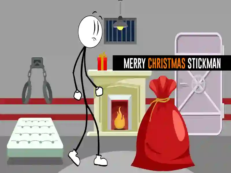 Merry Christmas Stickman — free online game