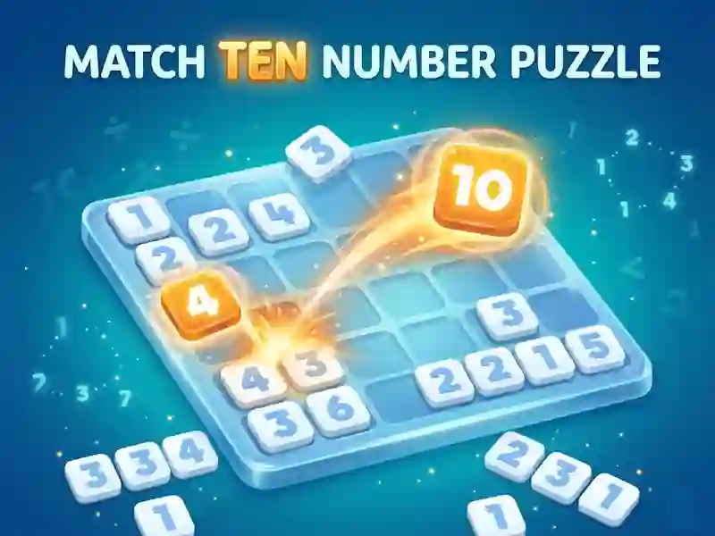 Match Ten Number Puzzle — free online game