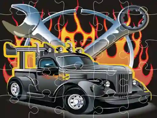 Hot Rod Jigsaw — free online game