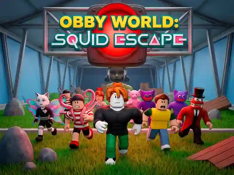 Obby World Squid Escape — free online game
